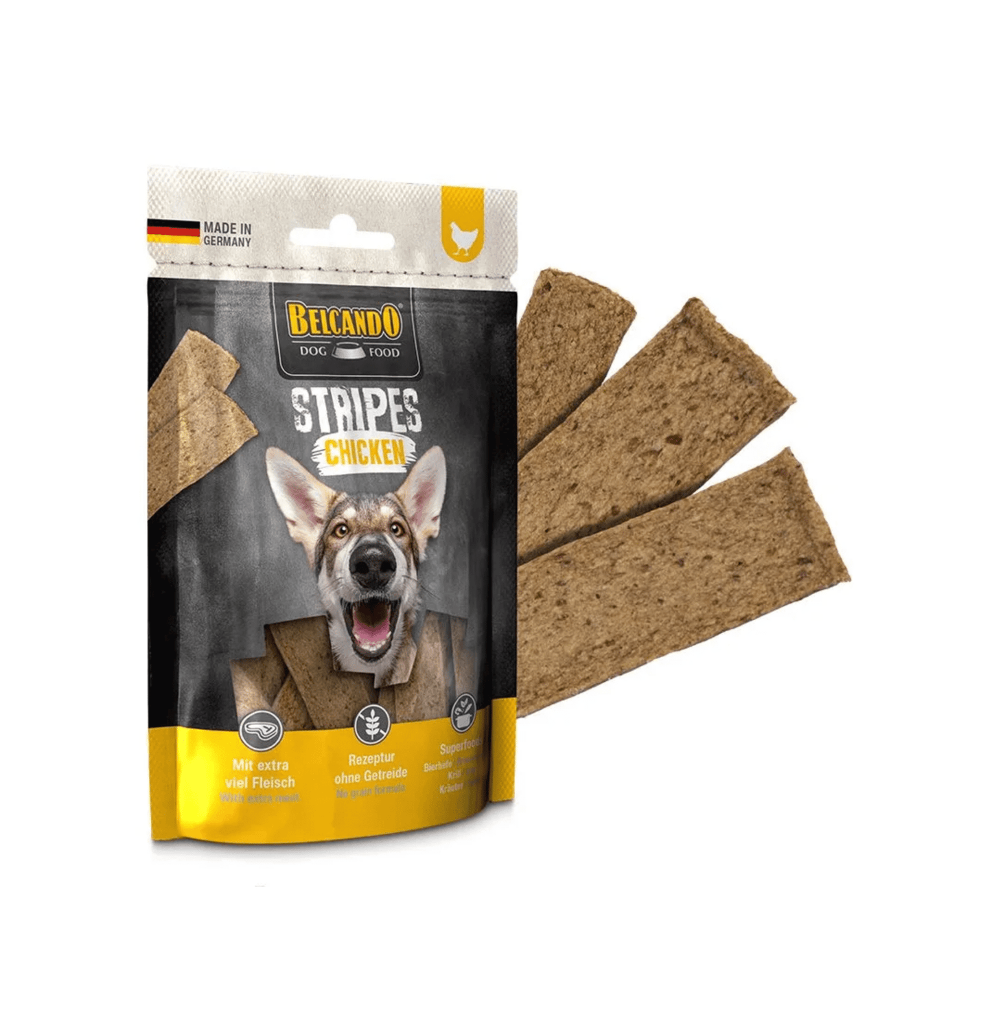 Leonardo & Belcando Dog Food | 溫和風乾零食肉條系列 70g - 雞肉 - SugarPet 寵甜