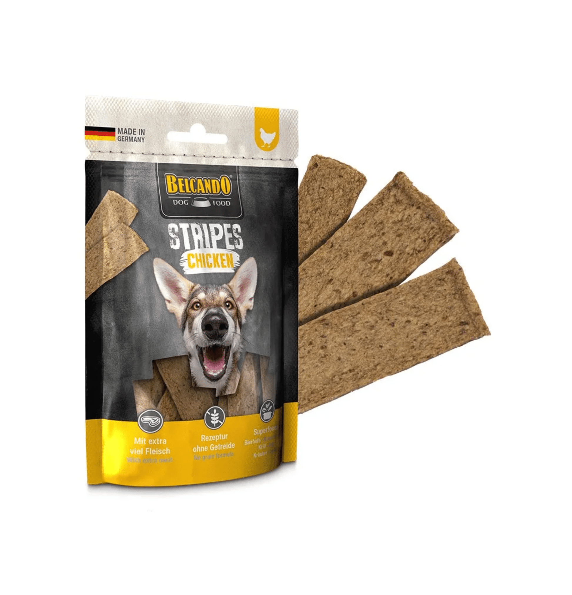 Leonardo & Belcando Dog Food | 溫和風乾零食肉條系列 70g - 雞肉 - SugarPet 寵甜