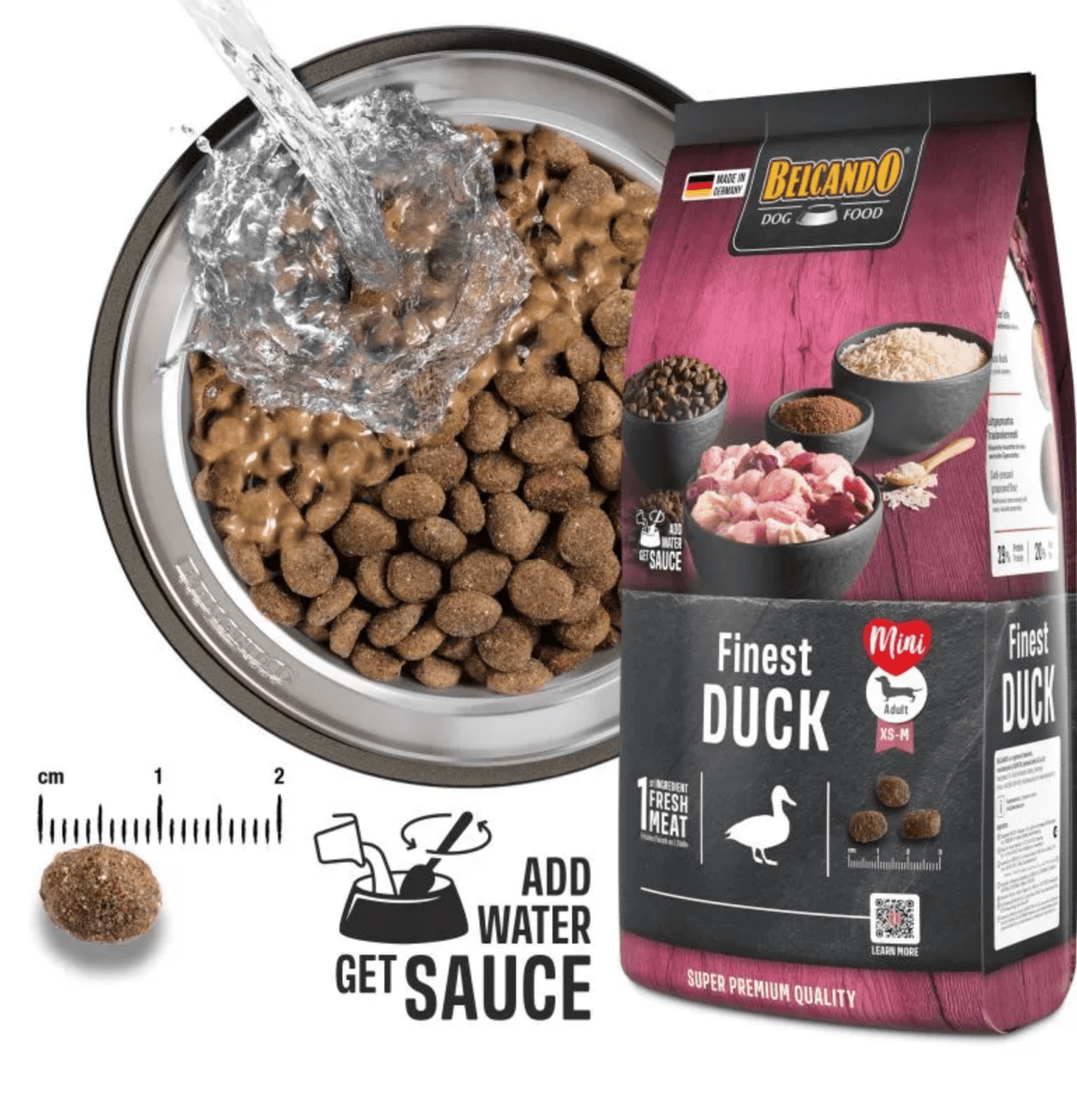 Leonardo & Belcando Dog Food | 鴨肉精細顆粒狗乾糧 - SugarPet 寵甜