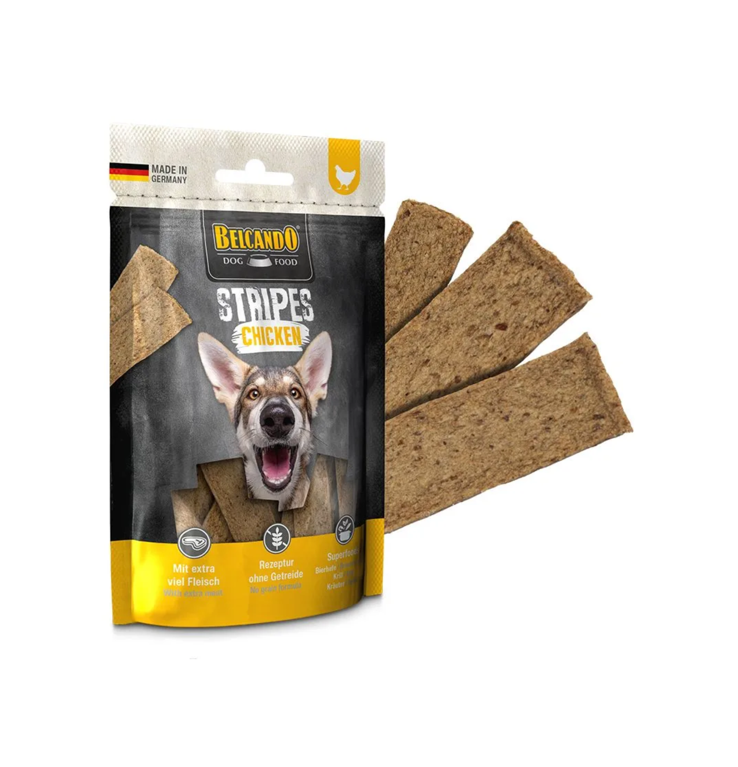 Leonardo & Belcando Dog Food | 溫和風乾零食肉條系列 70g - 雞肉