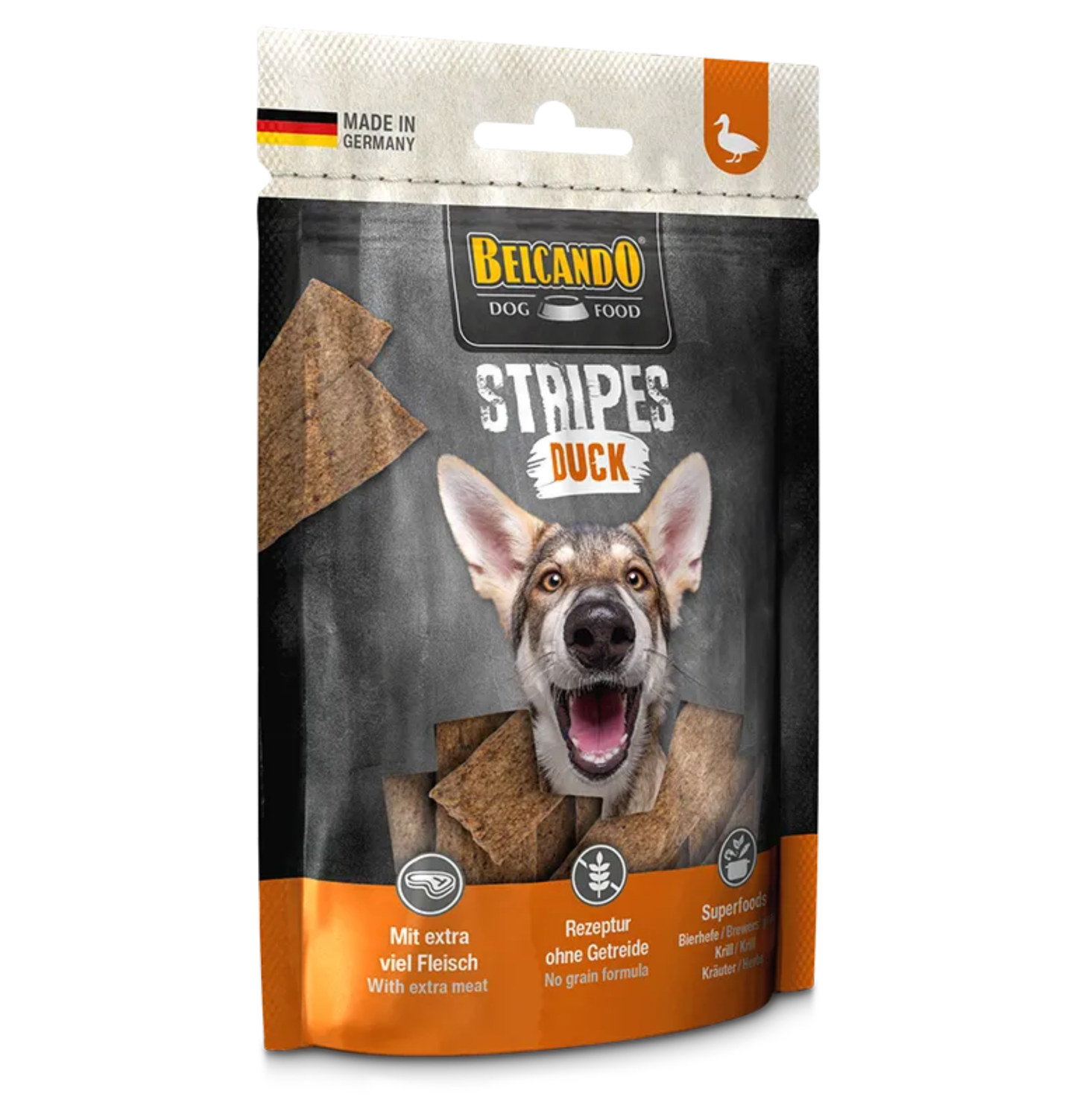 Leonardo & Belcando Dog Food | 溫和風乾零食肉條系列 70g - 鴨肉