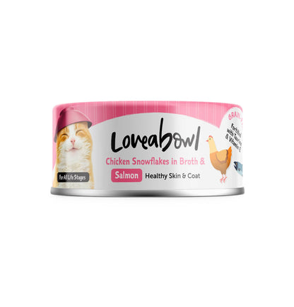 Loveabowl | 亮毛嫩雞三文魚貓罐頭 70g - SugarPet