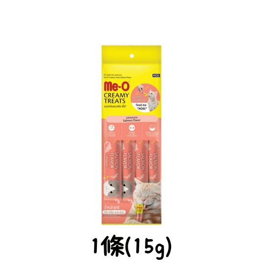 Me - O | 肉泥條貓小食 15gx1 - 三文魚 - 加購品 - SugarPet 寵甜
