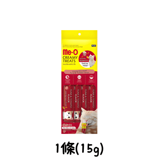 Me - O | 肉泥條貓小食 15gx1 - 吞拿魚番茄 - 加購品 - SugarPet 寵甜