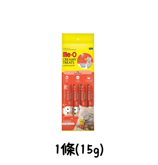 Me - O | 肉泥條貓小食 15gx1 - 蟹肉 - 加購品 - SugarPet 寵甜
