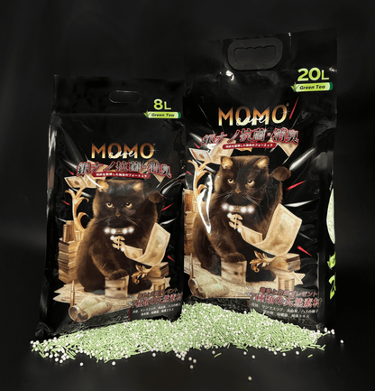 MOMOcare | 生態七重奏火山灰納米豌豆貓砂 2.0mm 20L - SugarPet 寵甜