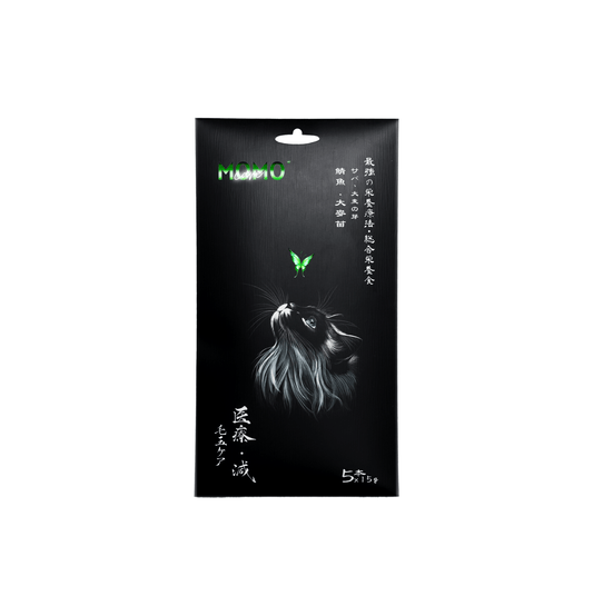 MOMOcare 萌寵守護 | 守護功能性主食軟肉泥條貓小食 - 鯖⿂ + ⼤⿆苗 - 毛球 - SugarPet 寵甜