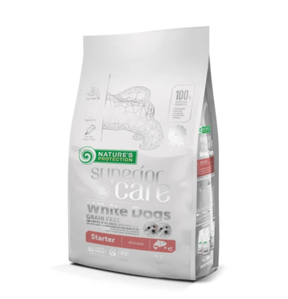 Nature's Protection | 無穀物初生去淚痕美毛狗乾糧 （低敏三文魚）1.5kg - SugarPet 寵甜