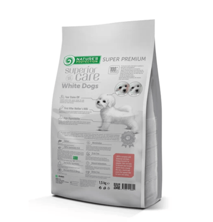 Nature's Protection | 無穀物初生去淚痕美毛狗乾糧 （低敏三文魚）1.5kg - SugarPet 寵甜