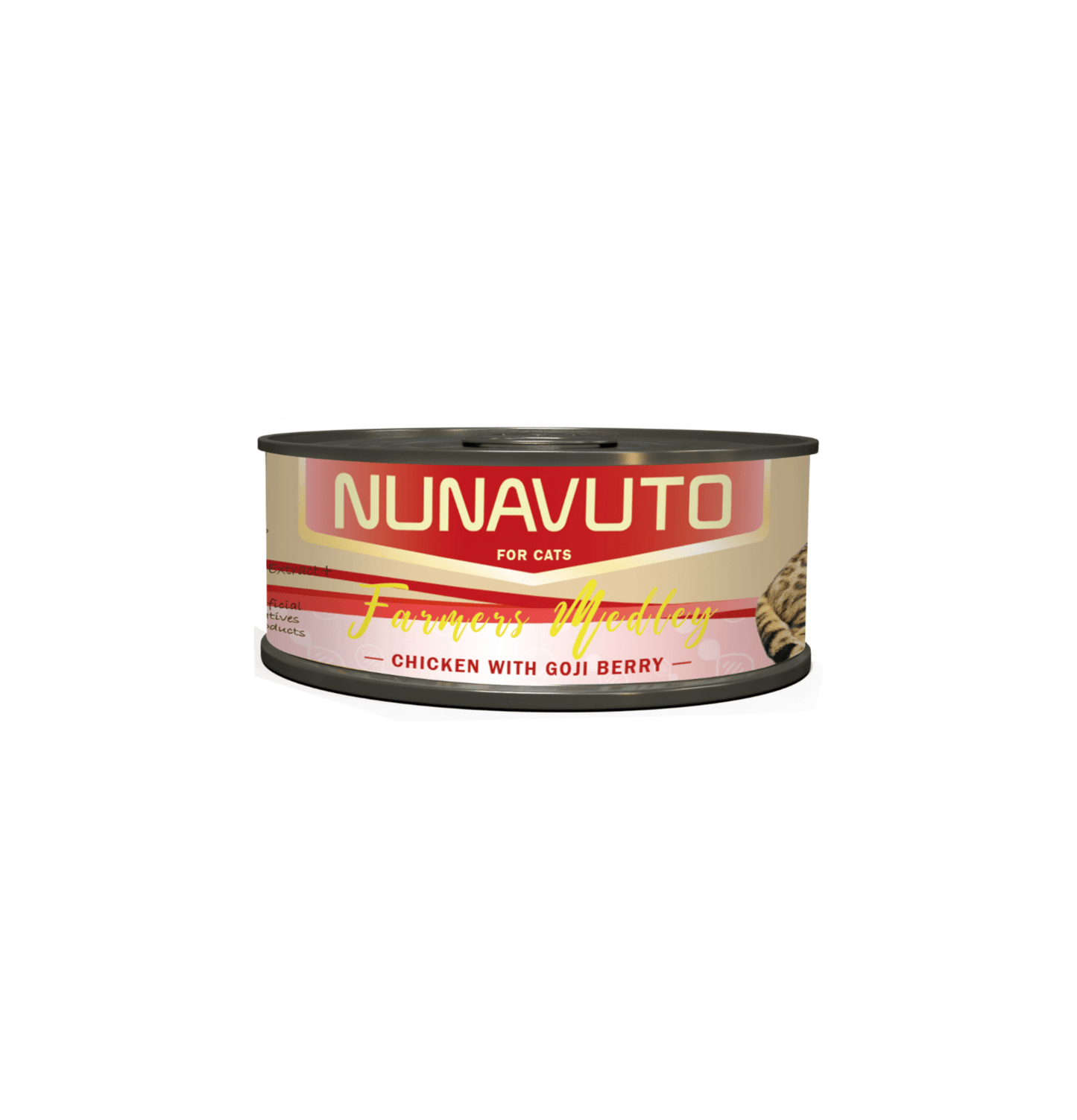 Nunavuto | Farmers Medley 系列 - 雞肉+杞子貓罐頭 80g - SugarPet 寵甜
