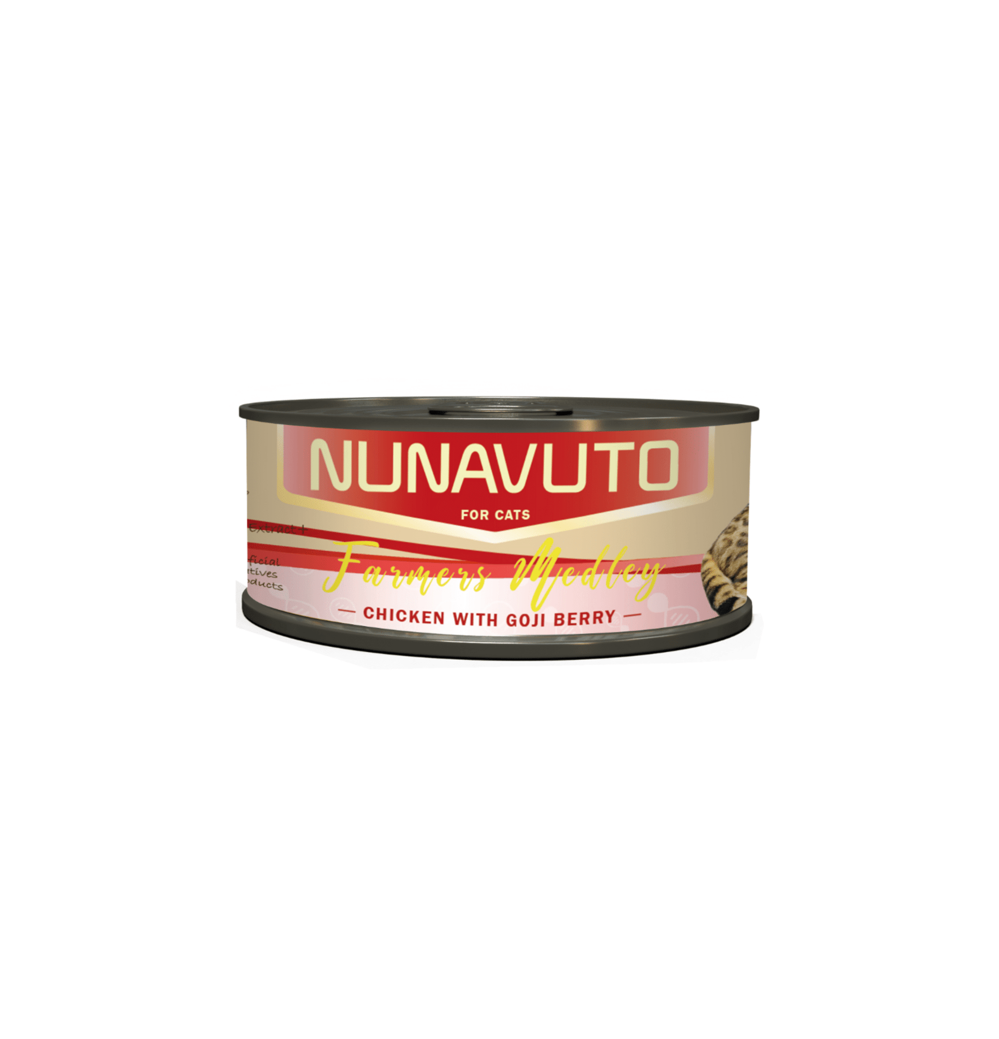 Nunavuto | Farmers Medley 系列 - 雞肉+杞子貓罐頭 80g - SugarPet 寵甜