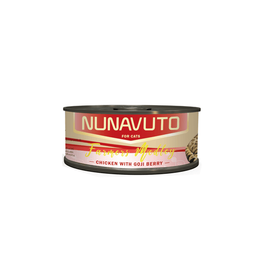 Nunavuto | Farmers Medley 系列 - 雞肉+杞子貓罐頭 80g - SugarPet 寵甜