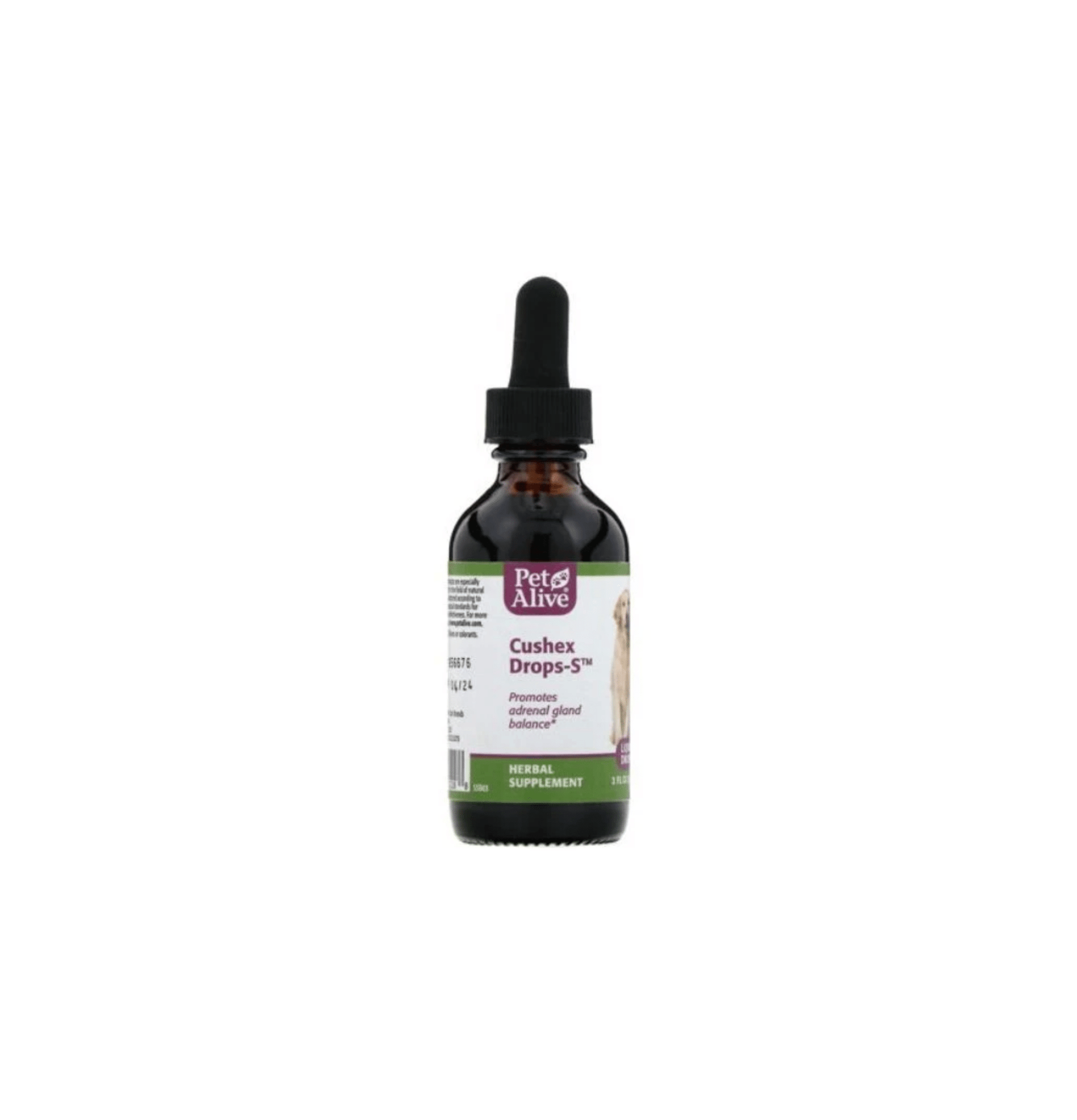 PetAlive | Cushex Drops - S 針對腎上腺及腦下垂體健康 59ml（貓狗食用） - SugarPet