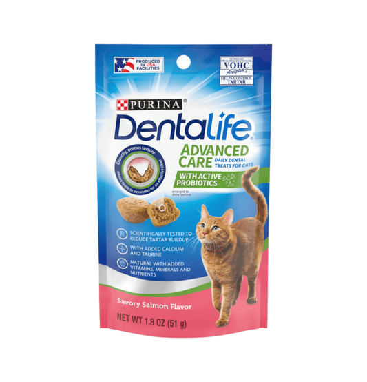 Purina | Dentalife 貓潔齒餅 - 三文魚口味 1.8oz - SugarPet