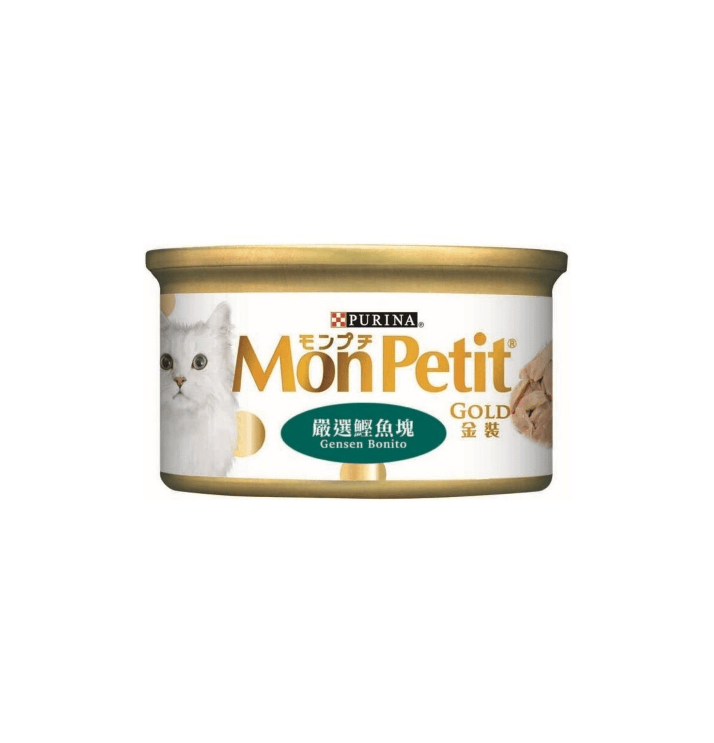 Purina Mon Petit | 金裝 - 肉凍 - 嚴選鰹魚塊貓罐頭 85g - SugarPet