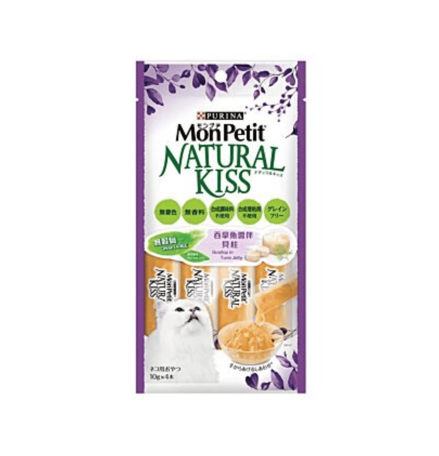 Purina | Mon Petit Natural Kiss 吞拿魚醬伴貝柱配方 40G - SugarPet