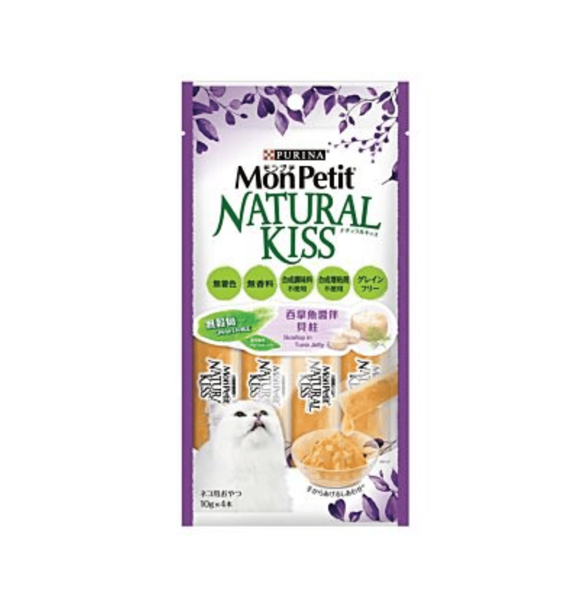Purina | Mon Petit Natural Kiss 吞拿魚醬伴貝柱配方 40G - SugarPet