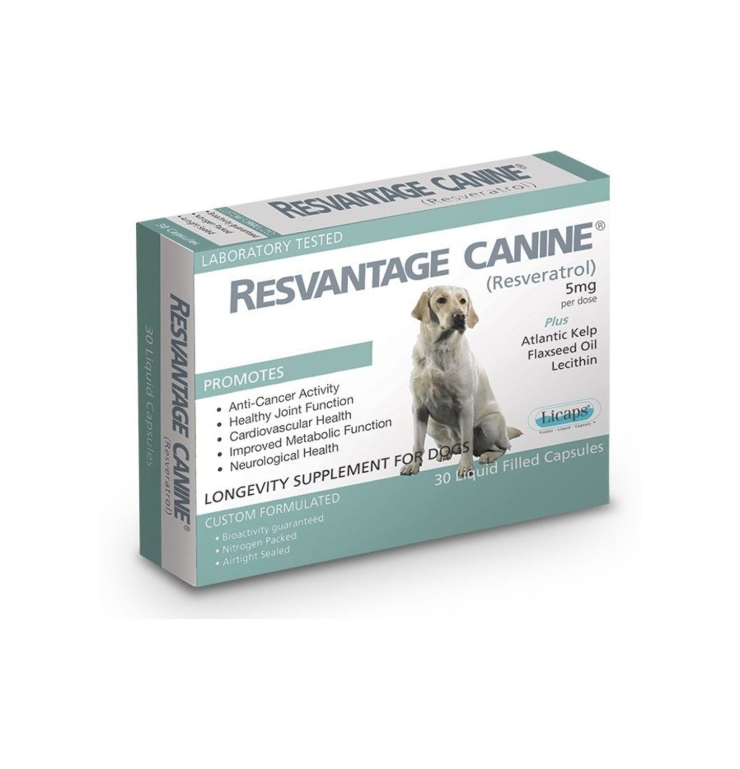 Resvantage Canine | 白藜蘆醇老年抗衰老及抗癌 30粒 (狗食用） - SugarPet