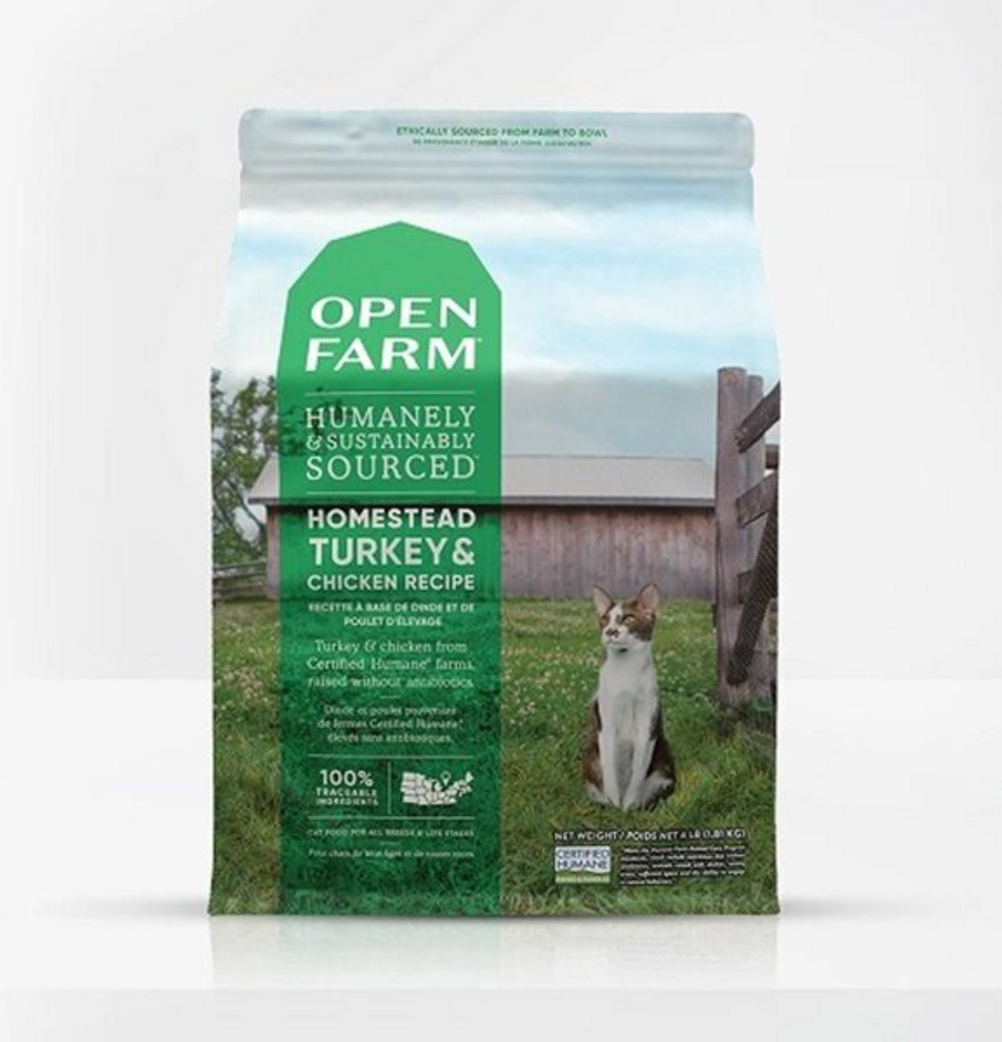 Open Farm | 無穀物火雞走地雞配方貓乾糧