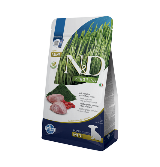Farmina N&D | 天然螺旋藻無穀物系列 - 羊肉枸杞幼犬糧 2.5kg