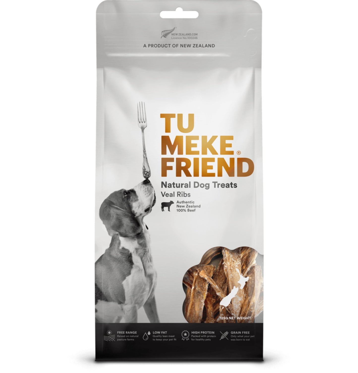 Tu Meke Friend | 100% 小牛肋骨 125g - SugarPet