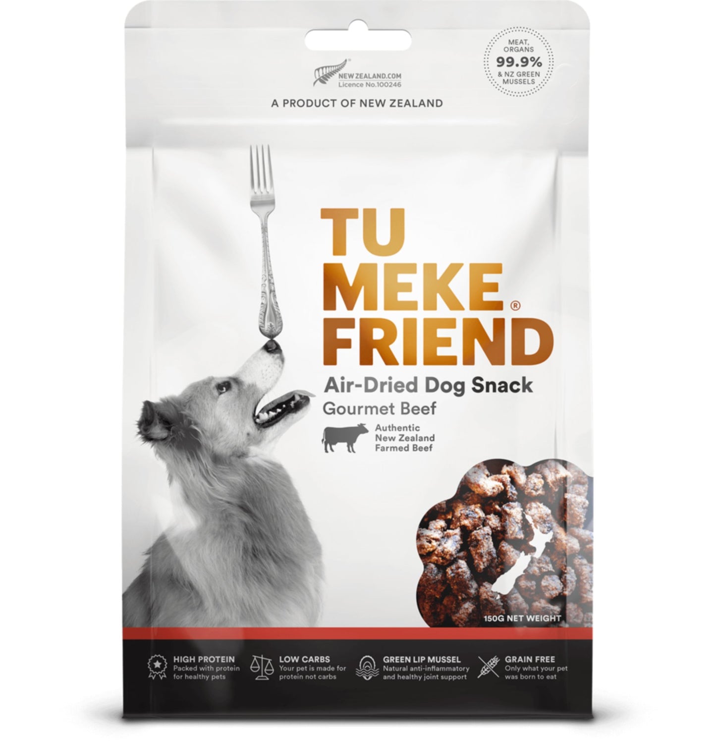 Tu Meke Friend | 風乾牛肉零食 150g - SugarPet