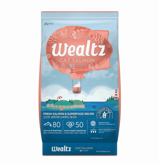 Wealtz | 無穀物三文魚全貓乾糧 - SugarPet 寵甜