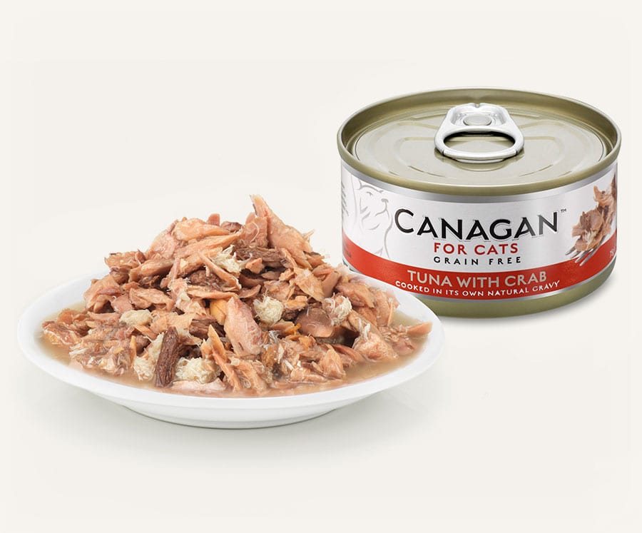 Canagan | 無穀物吞拿魚+蟹肉貓罐頭75g - SugarPet