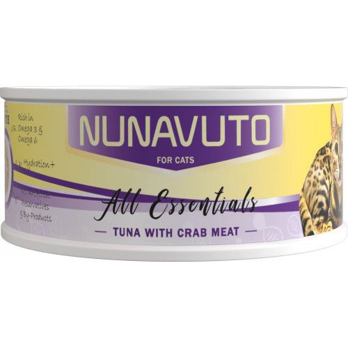Nunavuto | 濃湯系列 - 吞拿魚+蟹主食貓罐頭 75g - SugarPet