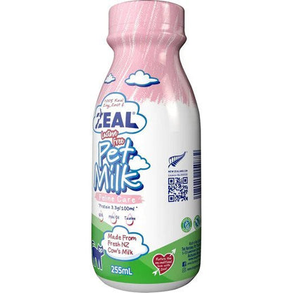 Zeal | 紐西蘭鮮牛奶255ml（貓食用） - SugarPet